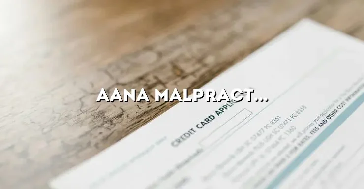 AANA Malpractice Insurance: Protecting Your Career and Peace of Mind